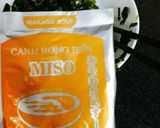 Hình bước làm 3 của món Canh rong biển miso
