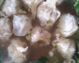 Gambar langkah 9 resipi Sup Wantan.