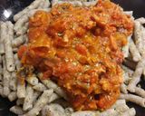 Foto del paso 5 de la receta Pasta de cáñamo con bacon y champiñones