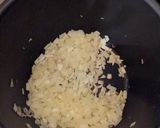 A picture of step 1 of Instant pot Green Lentil Curry.