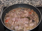 Estofado de pavo al aroma de mandarina