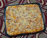 Foto langkah ke 13 dari resep Pizza Sosis keju empuk yummy.