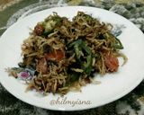 Foto langkah ke 4 dari resep Teri medan tumis cabe hijau.