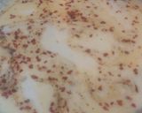 A picture of step 4 of Bachemel sauce pasta.