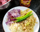 Hình bước làm 1 của món Vịt om khoai sọ