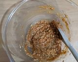 A picture of step 2 of Peanut butter and jelly cookies.