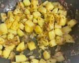 A picture of step 2 of Aloo Palak Sabji.