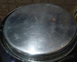 A picture of step 11 of Eggless Marble Cake.