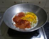 A picture of step 2 of Sukhi Moong dal and kadhi (Gujarati).