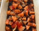 Hình bước làm 4 của món Poke bowls