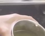 A picture of step 3 of Sugarcane juice without Sugarcane.