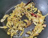 A picture of step 4 of Spiny Gourd/Kantola Fry.