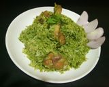 A picture of step 8 of Afghani Zamarod Rice.