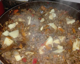 Foto del paso 7 de la receta: Pastel de arroz con carne picada y verduras, gratinado