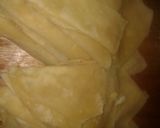 A picture of step 3 of Green grams samosa.