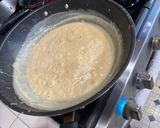 A picture of step 2 of Maja Blanca.