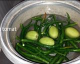 Foto langkah ke 1 dari resep Resep sambal cabe hijau.
