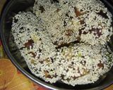 A picture of step 7 of Khajur dry fruit roll.