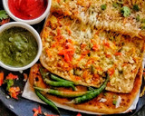 चीज़ वैजी पराठा (Cheese Veggies Paratha recipe in Hindi) रेसिपी चरण 11 फोटो