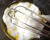 A picture of step 2 of Mexican yogurt dip.