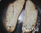A picture of step 1 of Banana and Avocado Sourdough Open Sandwiches.