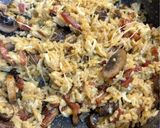 Foto del paso 6 de la receta: Arroz Cremoso Express de Champiñones y Bacon en Airfryer Cosori