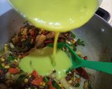 A picture of step 5 of Avocado rice.