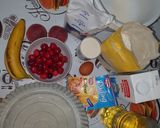 Gyümölcstorta 1 tojásból recept fázis 1 fotója