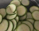 A picture of step 1 of Zucchini fritters.