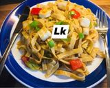 A picture of step 2 of Drunken Noodles:🥢.