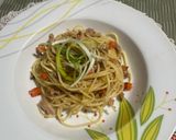 Foto langkah ke 5 dari resep Spagheti tuna aglio olio ala fe.