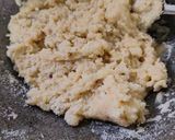 A picture of step 3 of Rasmalai coconut Modak.