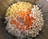 Foto langkah ke 7 dari resep MPASI 9 BulanTim[Kentang, Ikan Gindara, Tempe & Wortel].