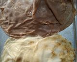 Foto langkah ke 1 dari resep Cocho Regal mille crepes (low sugar).
