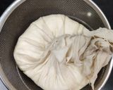 A picture of step 2 of Shahi shrikhand tukdi.