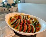 Cukkini & Paradicsom egytálétel/köret 🍅🥒🧀(egyszerű, könnyed húsmentes) recept fázis 5 fotója