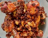 รูปขั้นตอนการทำที่ 6 ของ ไก่ทอดมะแขว่นทานคู่ยำมะม่วงปลาย่าง🌶️🥭🧄