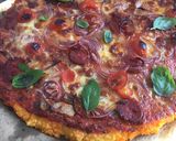 Polenta pizza (gluténmentes) recept fázis 5 fotója
