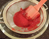 A picture of step 2 of Whipped White Chocolate Raspberry Ganache Frosting and Filling.