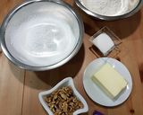 Foto del paso 1 de la receta Galletas de Nueces Albanesas ó KURABIE!
