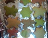 A picture of step 7 of Multi colour cookies.