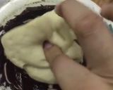 A picture of step 3 of Leopard Bread (on stove).