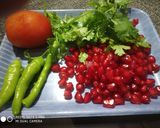 A picture of step 1 of Yogurt Raita.