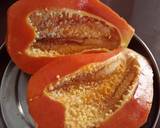 Ripe papaya halwa recipe step 1 photo