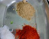 A picture of step 3 of Masala Bhel.
