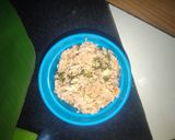 Foto langkah ke 8 dari resep Menu diet, nasi bakar ayam bumbu kencur.