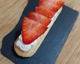 Foto del paso 7 de la receta: Eclair de nata y fresas (varios formatos)
