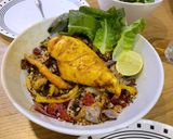 รูปขั้นตอนการทำที่ 8 ของ สลัดควินัว ผักอบ และอกไก่