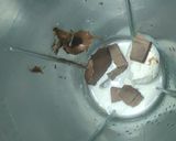 A picture of step 1 of Choco moco shots.