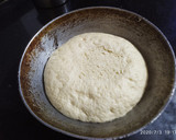 A picture of step 1 of Leopard print Bread.